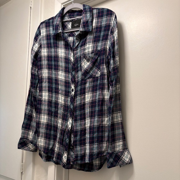 Rails soft flannel - nice color blend - size small - Picture 1 of 7